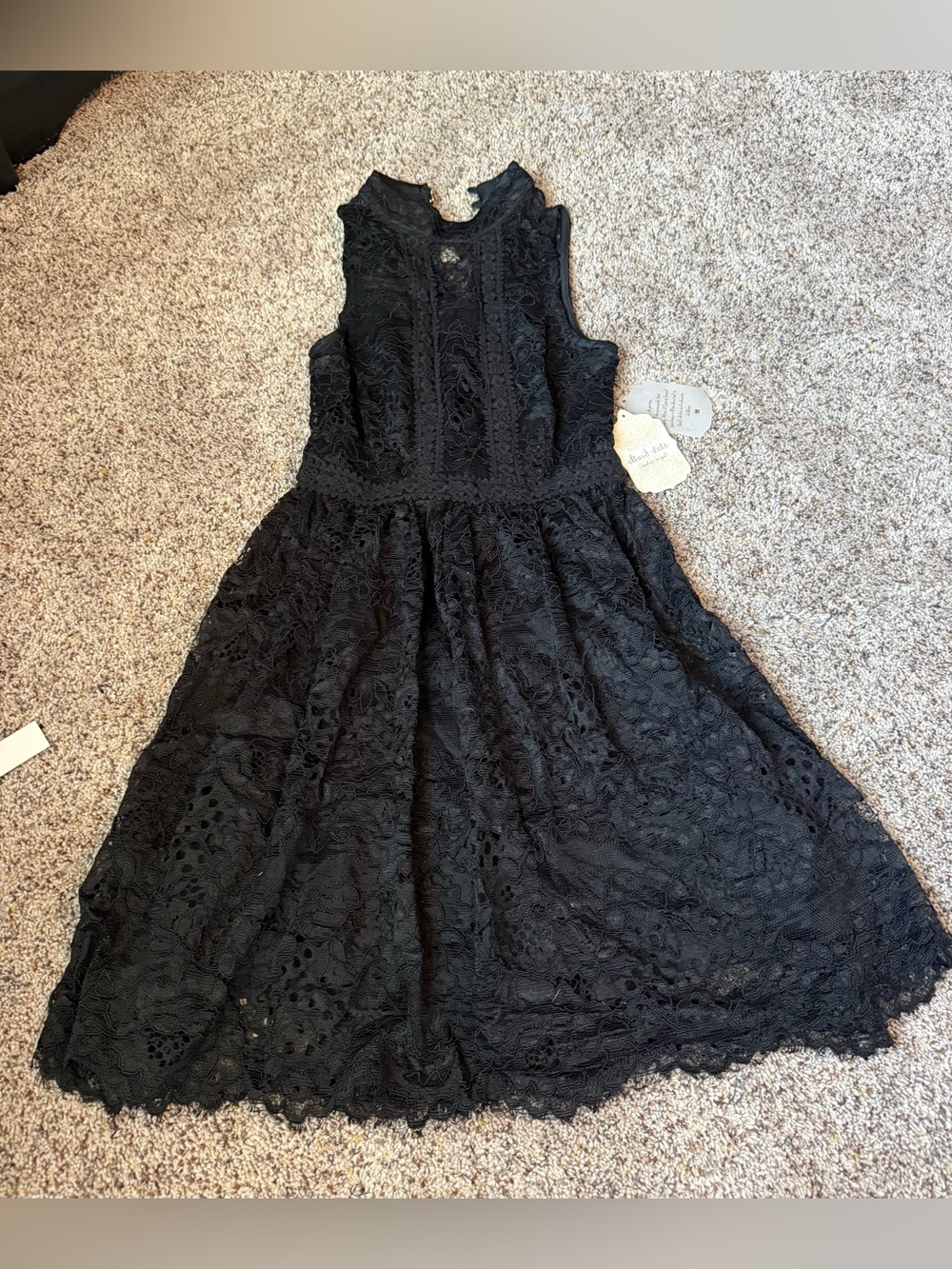 NWT Altar’d State Black Lace Dress - Size Small